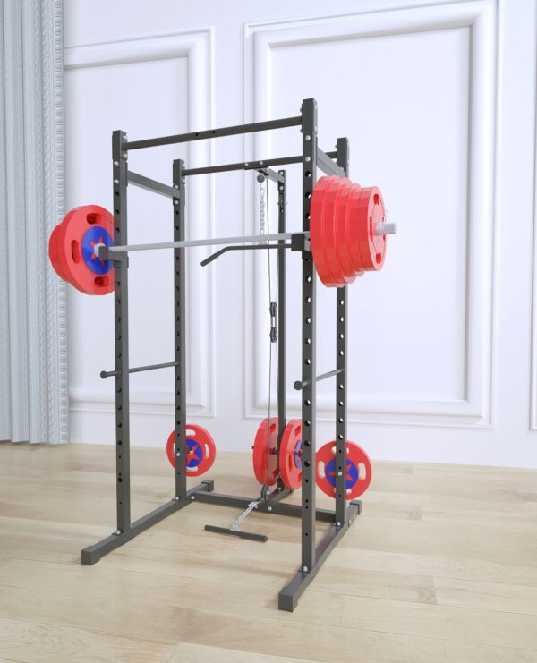 Squat Rack(Power Cage with Cable Pulley System) - Image 5