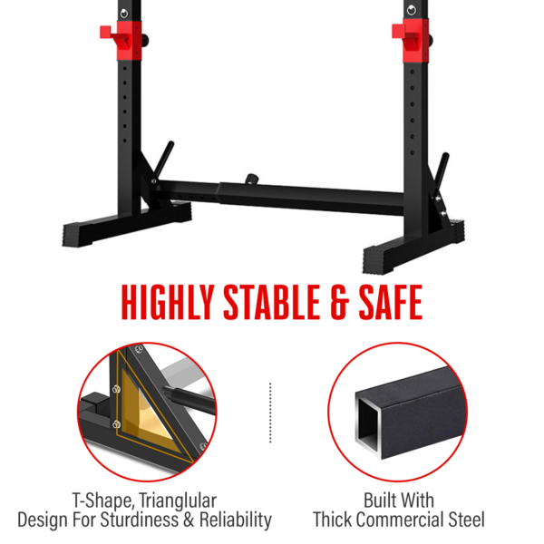 Full Squat and Adjustable Barbell Rack - Image 5