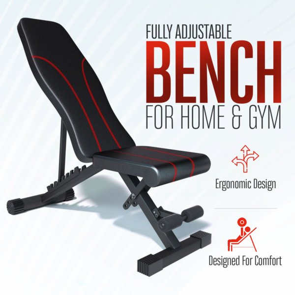 Adjustable Foldable Weight Bench - Image 2