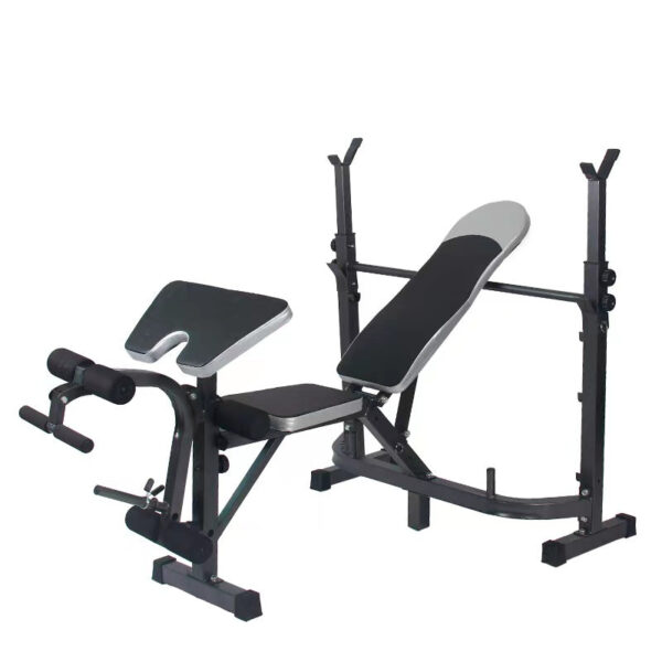 Heavy Duty Weight Bench Adjustable with Barbell Rack