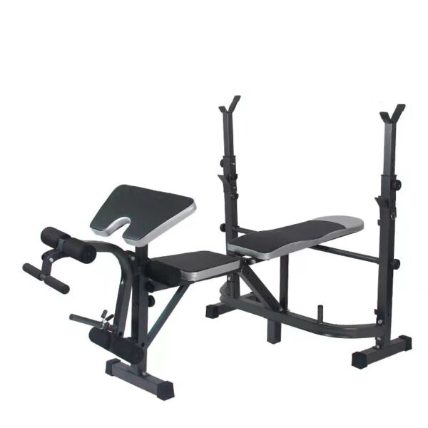 Heavy Duty Weight Bench Adjustable with Barbell Rack - Image 2