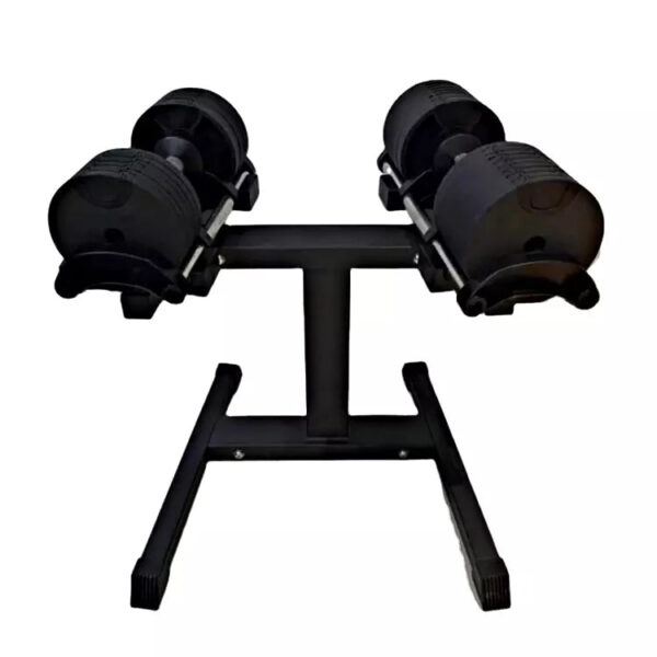 Adjustable 32KG Dumbbells Set with Stand (PAIR) - Image 2