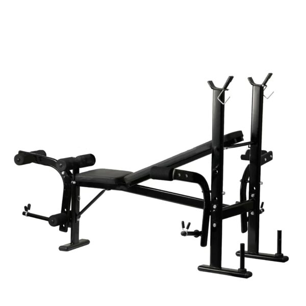 Weight Bench Adjustable with Barbell Rack (Foldable) - Image 2