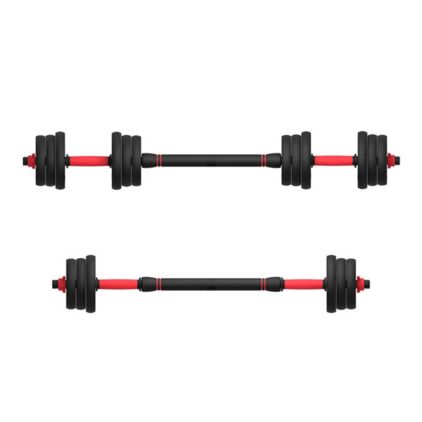 30KG and 40KG SET Adjustable 6 in 1 Dumbbell Barbell Kettlebell Push-Up Set - Image 7