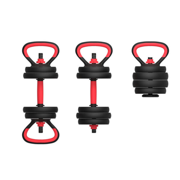 30KG and 40KG SET Adjustable 6 in 1 Dumbbell Barbell Kettlebell Push-Up Set - Image 8