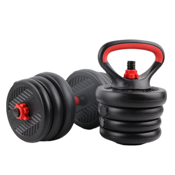 30KG and 40KG SET Adjustable 6 in 1 Dumbbell Barbell Kettlebell Push-Up Set - Image 4