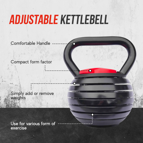 18KG Adjustable Kettlebell - Image 3