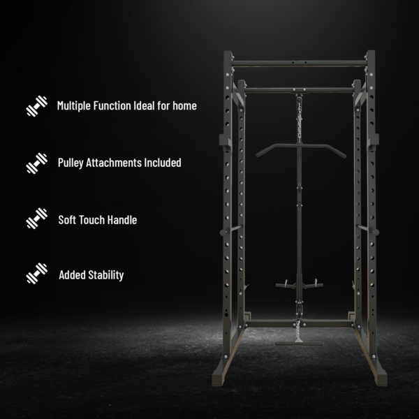 Squat Rack(Power Cage with Cable Pulley System) - Image 4