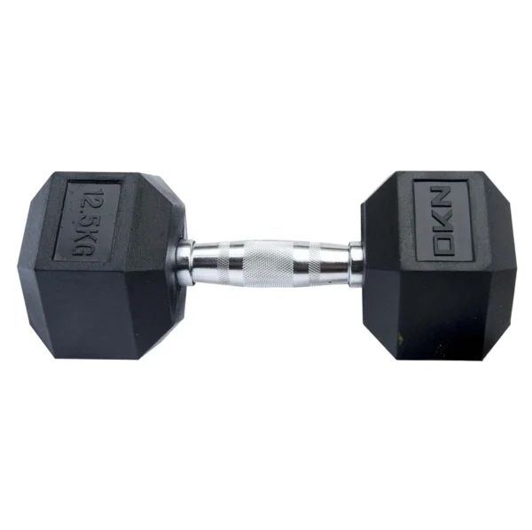 DKN Rubber Hex Dumbbells - Image 2