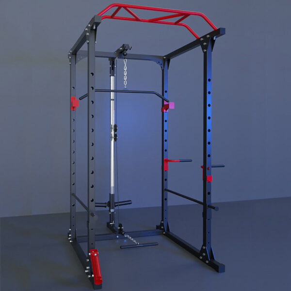 (Squat Rack) Power Cage with Cable Pulley System - Image 2