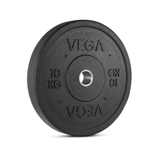 Vega 100kg Rubber Crumb Bumper Olympic Weight Plates Set - Image 4